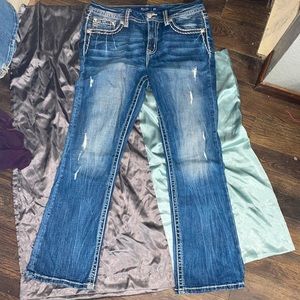 MISS ME JEANS worn once! Great pair of jeans my legs are too short for them
